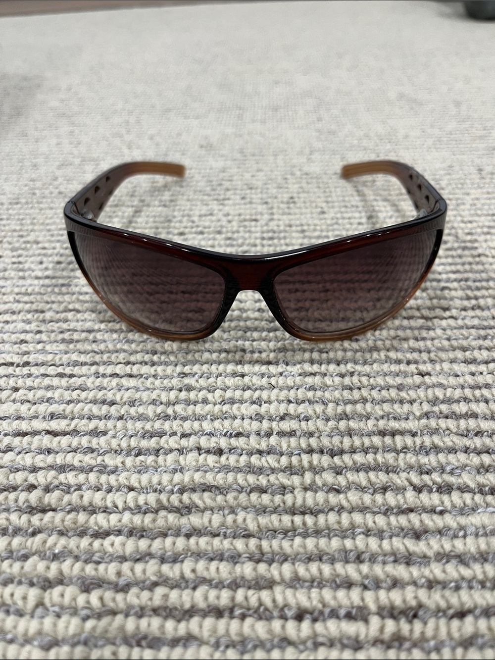Timberland Brown Gradient Wrap Sunglasses